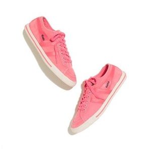 Gold x Madewell Sneakers in Neon Pink